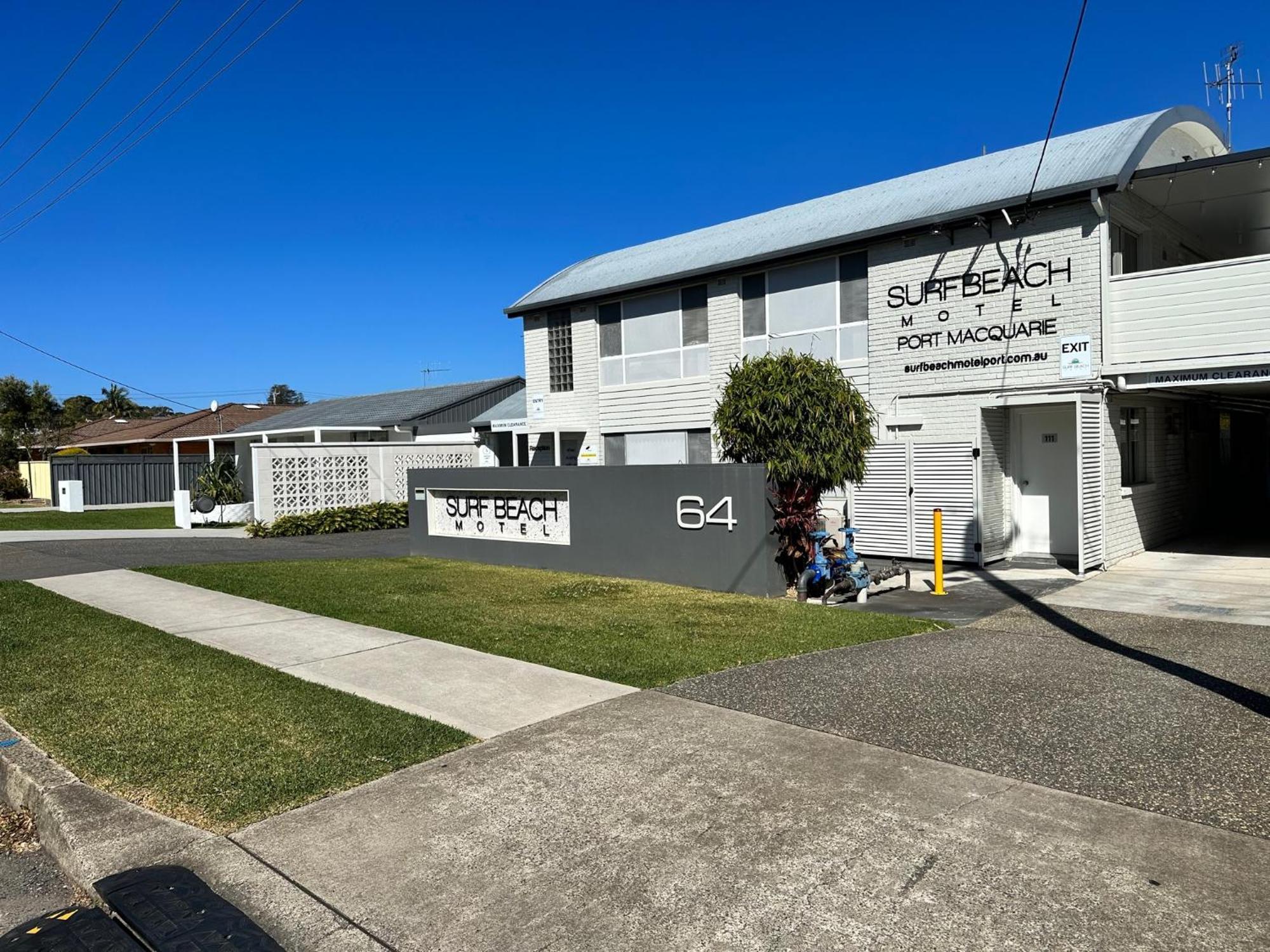 Surf Beach Motel Port Port Macquarie Eksteriør bilde